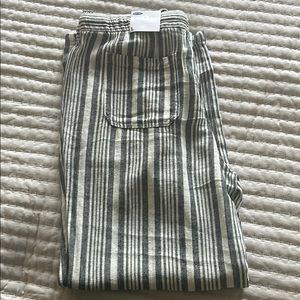Old Navy stripped linen blend pants